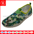 Ladies new design printing mesh casual loafers shoes